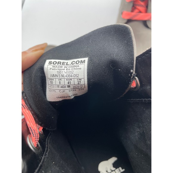 NWT Sorel Joan of Arctic Waterproof Wedge III Lexie Bootie Quarry Sz 10 Grey - Picture 13 of 13